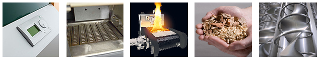 Bild detaljbilder multifire flis- och pelletspanna