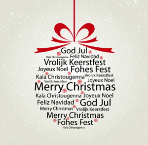 God Jul olika sprak